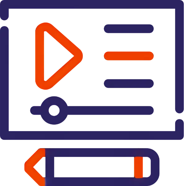 Pen and screen in business website