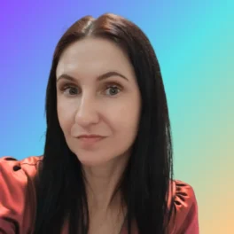 Mila Skriptunova, a professional Frontend Developer and UI/UX Designer, founder of DevScripty, specializing in high-performance WordPress and Shopify websites. About DevScripty